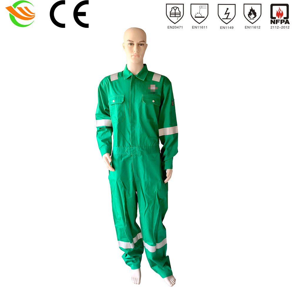 CE Certified FR Cotton Workwear Coveralls