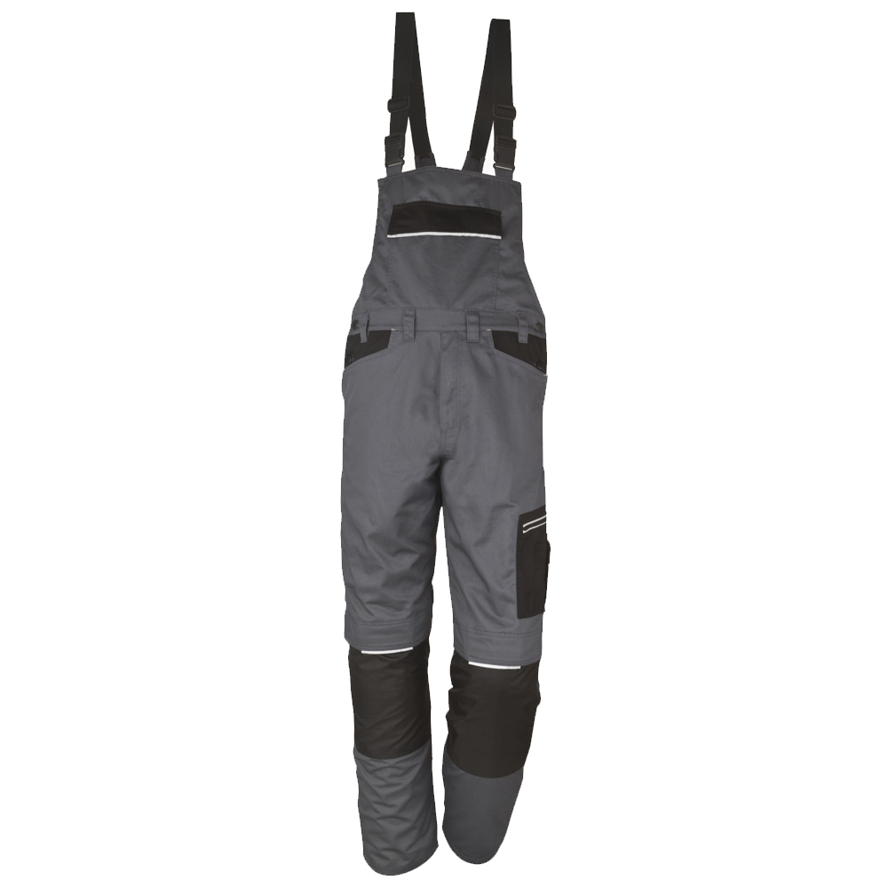 Industrial-flexible-canvas-men-workwear-bib-pants