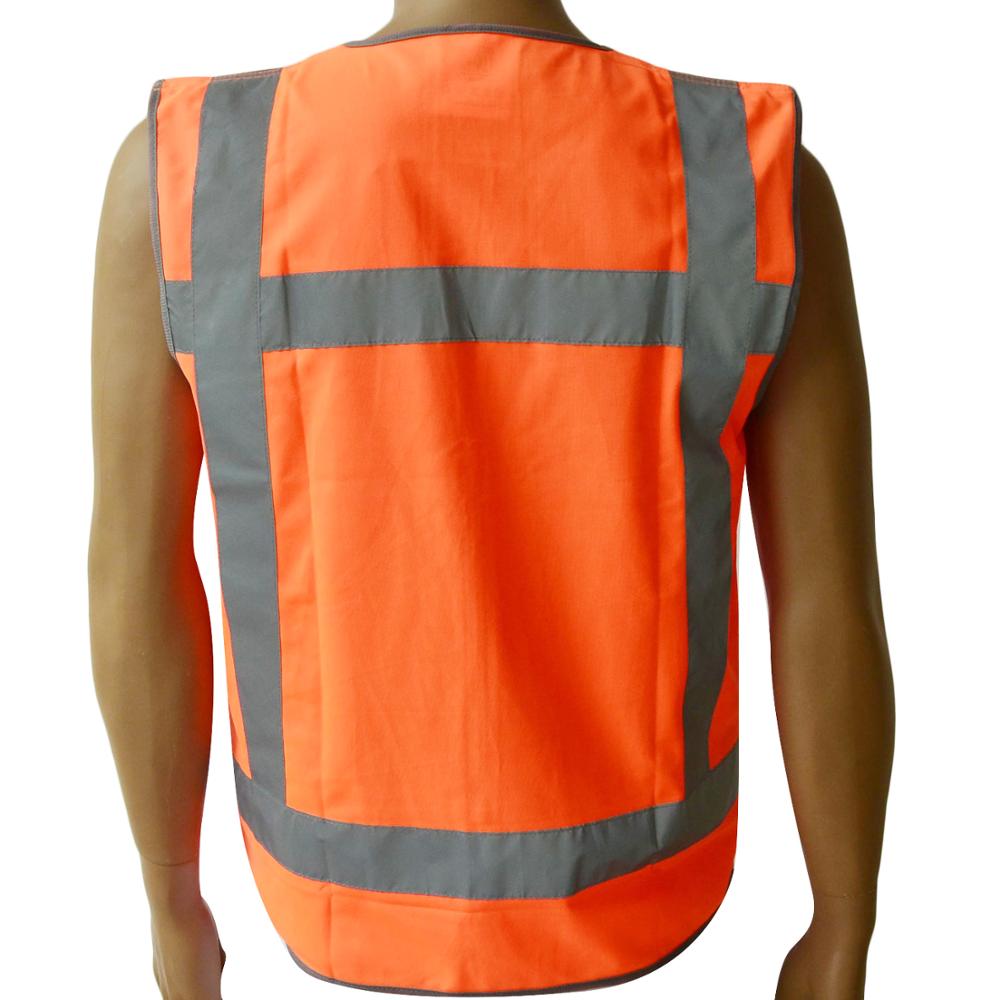 Flame-Retardant-Knitted-Orange-Hi-Vis-Vest (2)