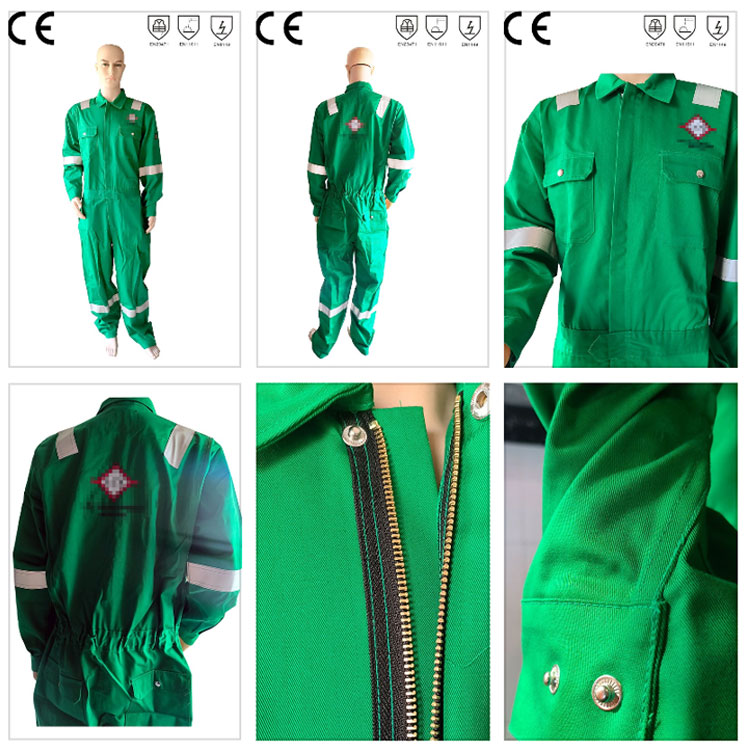 CE Certified FR Cotton Workwear Coveralls